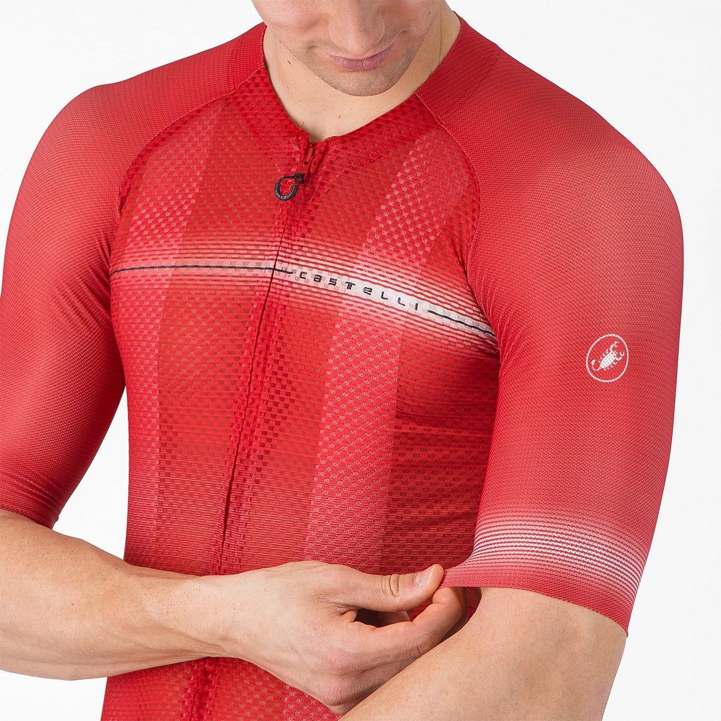 Maillot de manga corta CASTELLI CLIMBER'S A/C Rojo