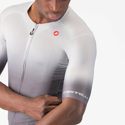 Maillot CASTELLI UPF Mangas Cortas Gris