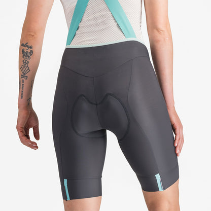 Culotte Corto con Tirantes CASTELLI PRIMA 2 DT Mujer Gris Oscuro
