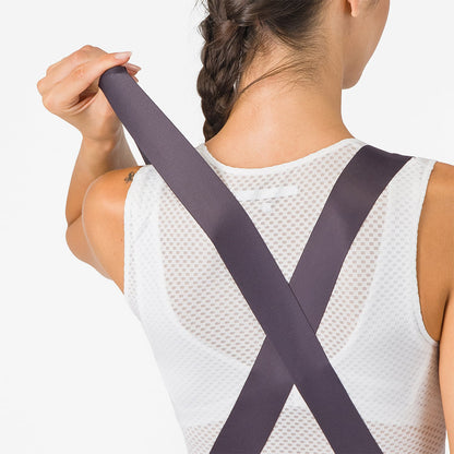 Culotte Corto con Tirantes CASTELLI PRIMA 2 DT Mujer Morado Oscuro
