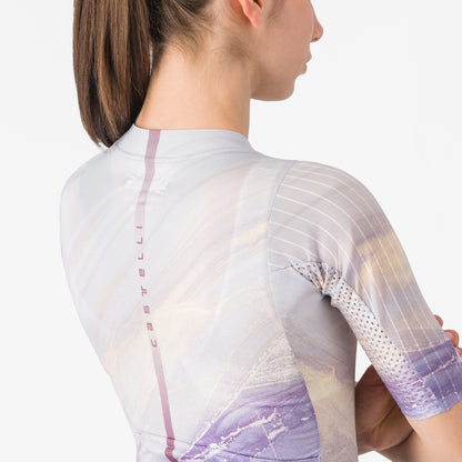 Maillot CASTELLI AERO PRO 8S Mujer Mangas Cortas Multicolor