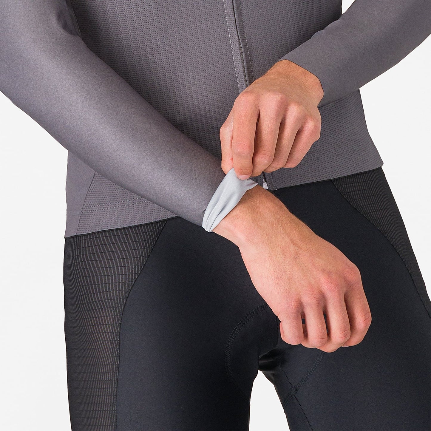 CASTELLI Maillot manga larga UPF Gris