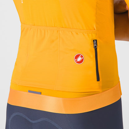 Maillot CASTELLI ESPRESSO R--A/D Manga Corta Naranja