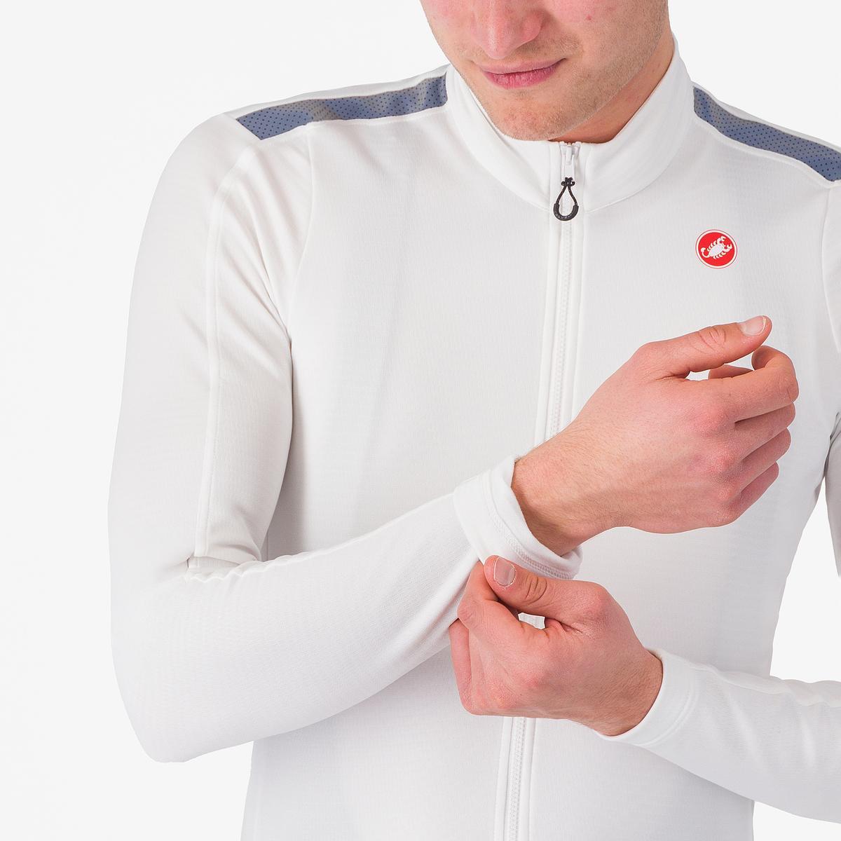 CASTELLI PURO 4 Jersey manga larga marfil
