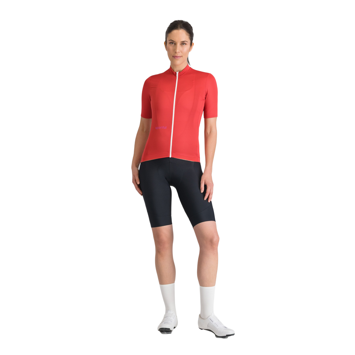 Maillot de manga corta SPORTFUL CLASSIC para mujer Rojo