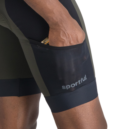 Culote Corto con Tirantes SPORTFUL SUPERGIARA 2 Caqui/Negro