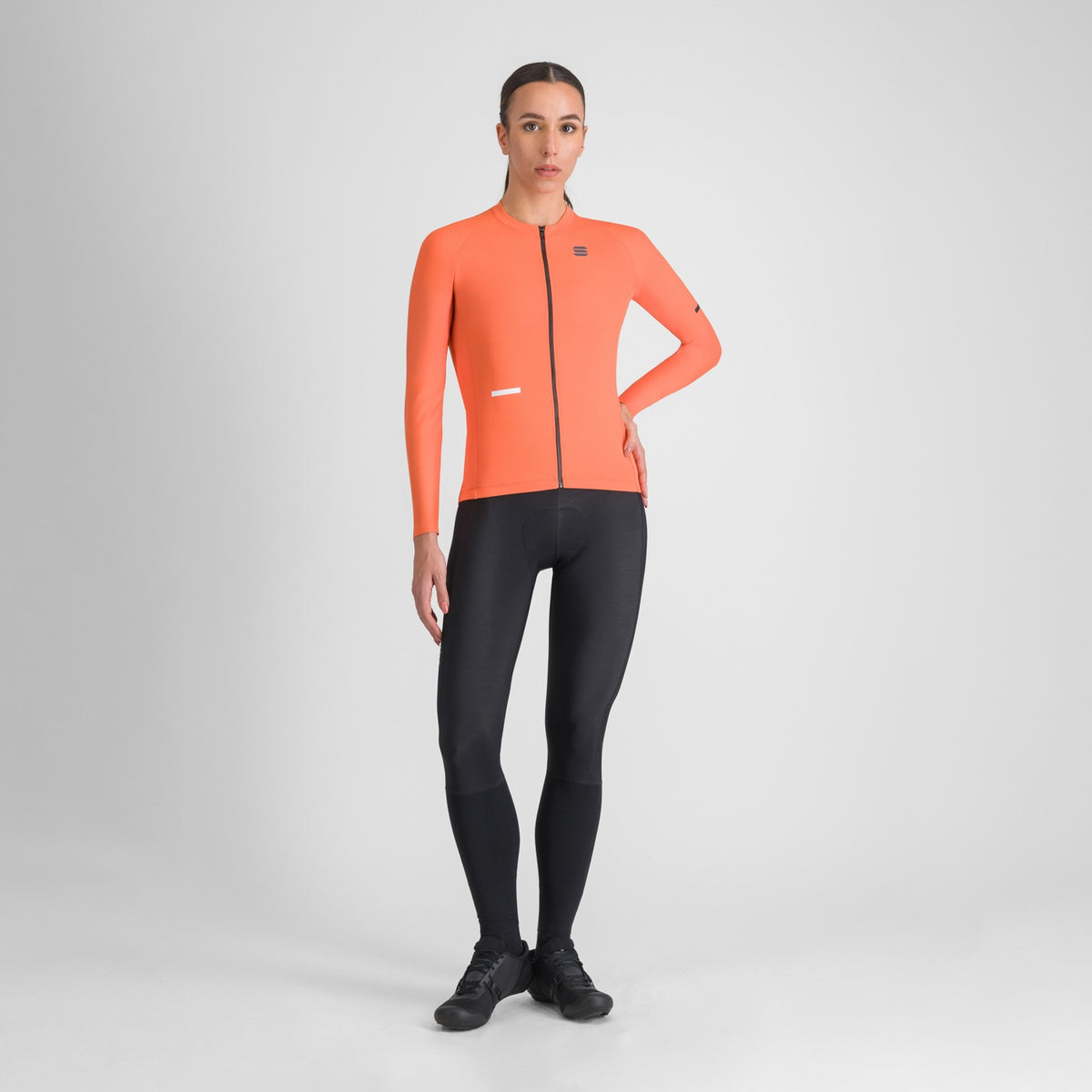 Maillot SPORTFUL SUPERNOVA de mujer de manga larga rojo