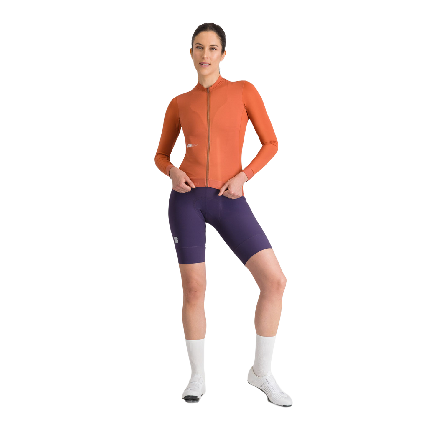 SPORTFUL SRK Maillot de manga larga para mujer Naranja