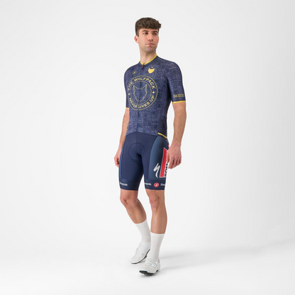 Maillot CASTELLI WOLFPACK 1000 VICTORY Mangas Cortas Marino