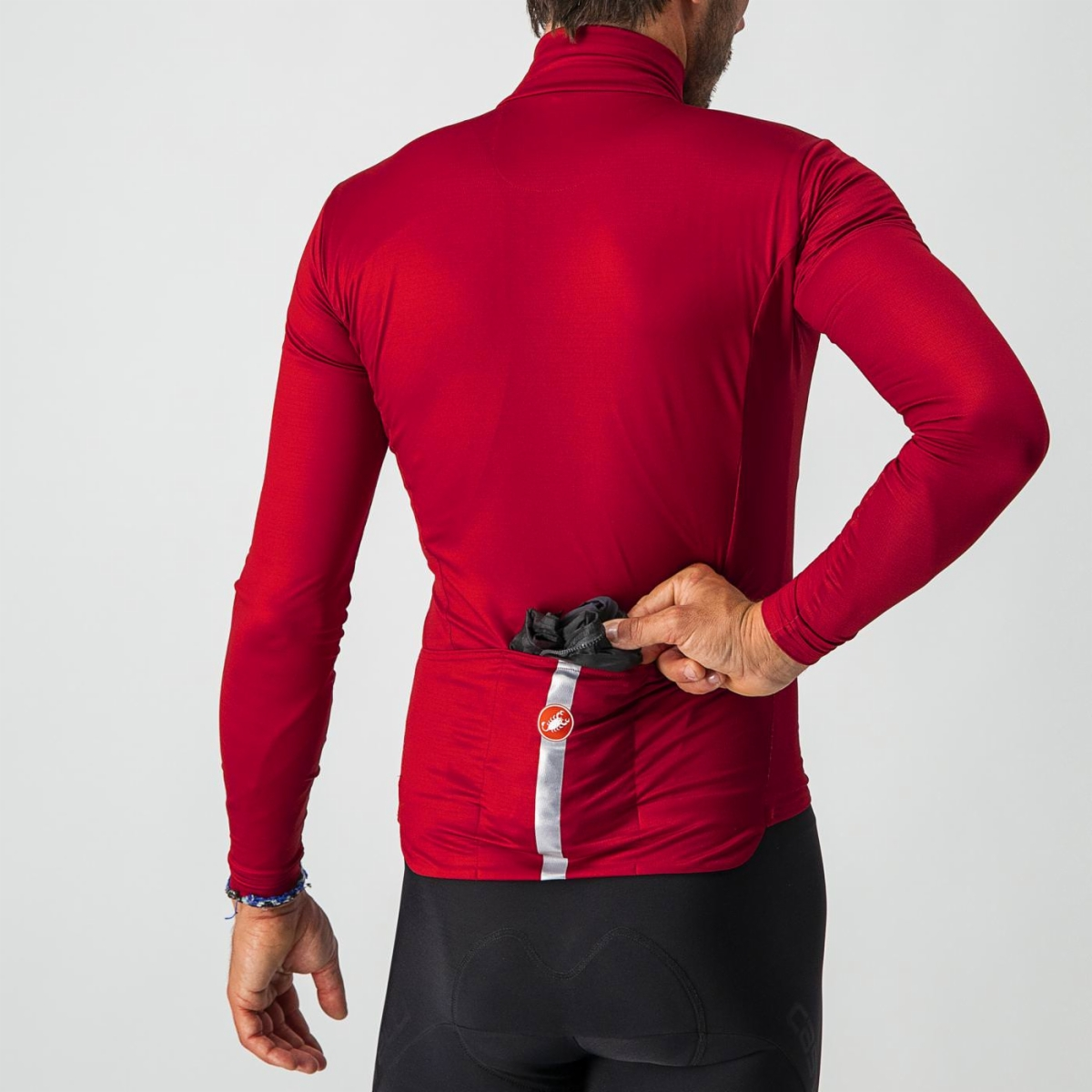CASTELLI SQUADRA STRETCH Chaqueta Negro/Gris
