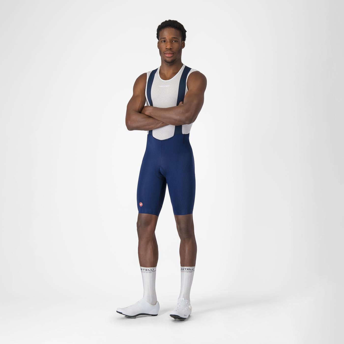 CASTELLI FREE AERO RACE S Culotte con tirantes azul marino