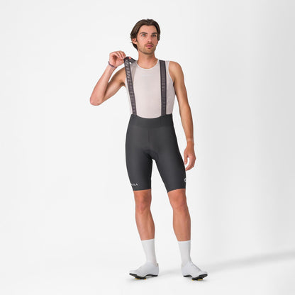 Culotte Corto con Tirantes CASTELLI ESPRESSO 2 Gris Oscuro