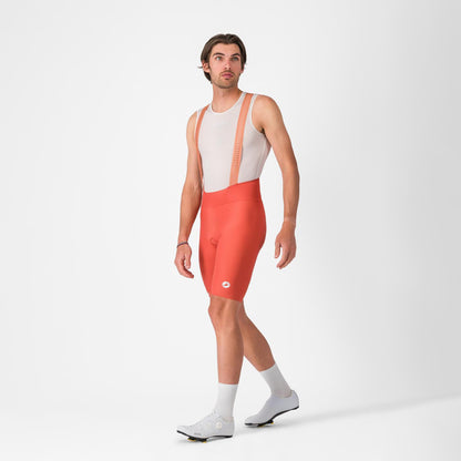 Culote Corto con Tirantes CASTELLI ESPRESSO 2 Paprika