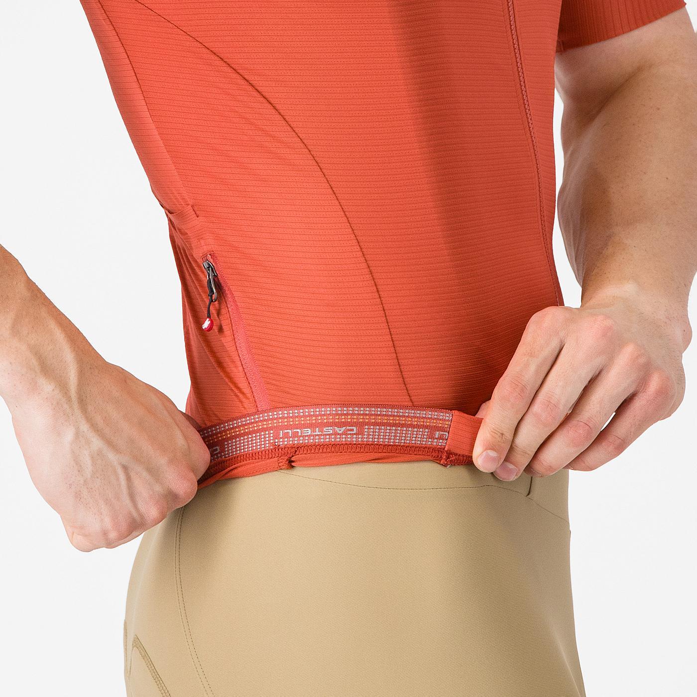 Maillot de manga corta CASTELLI ESPRESSO 2 Pimentón