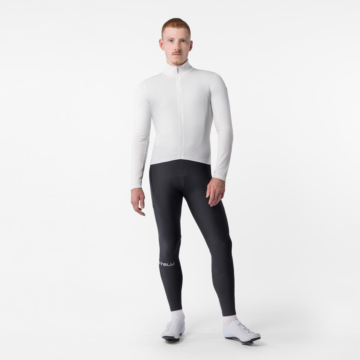Maillot CASTELLI COMPETIZIONE THERMAL Mangas Largas Marfil