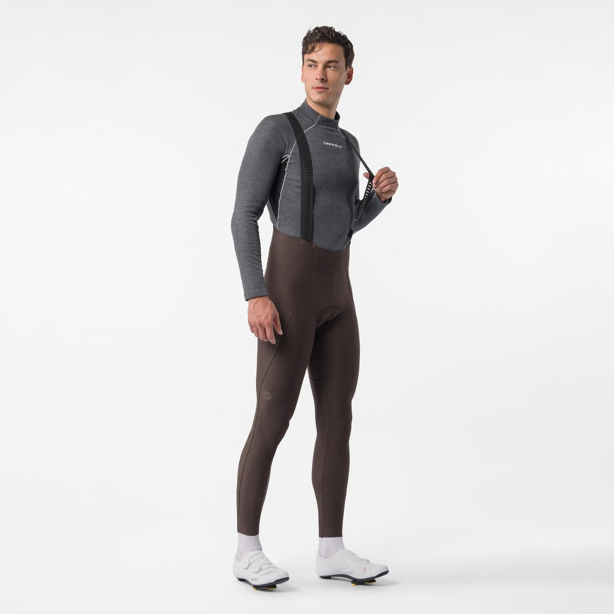 Culote Largo con Tirantes CASTELLI ESPRESSO 2 Marrón