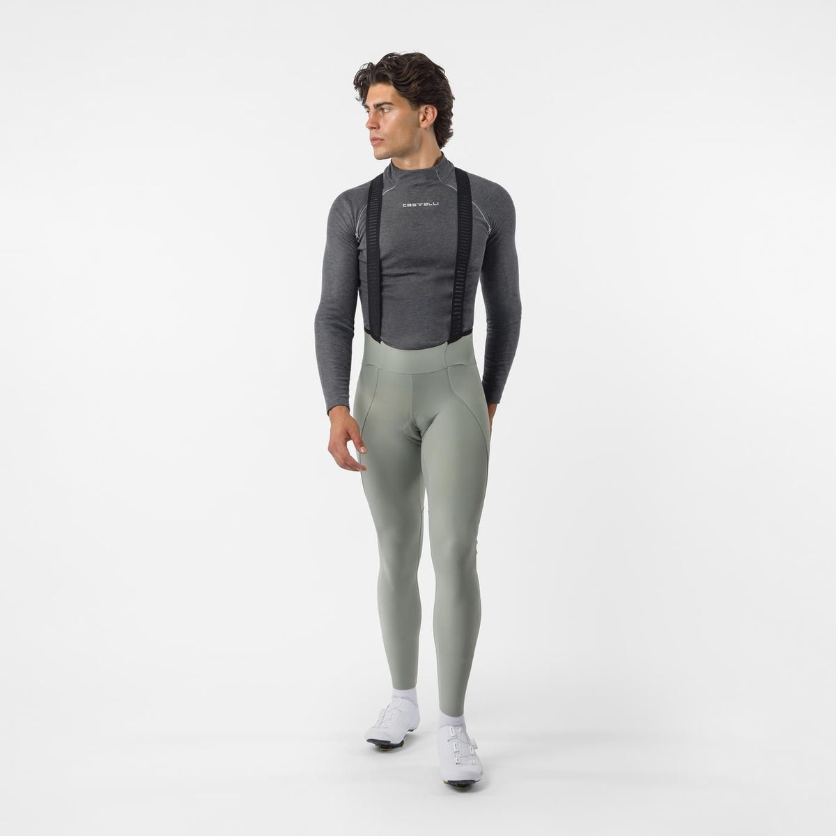 Culote Largo con Tirantes CASTELLI ESPRESSO 2 Verde