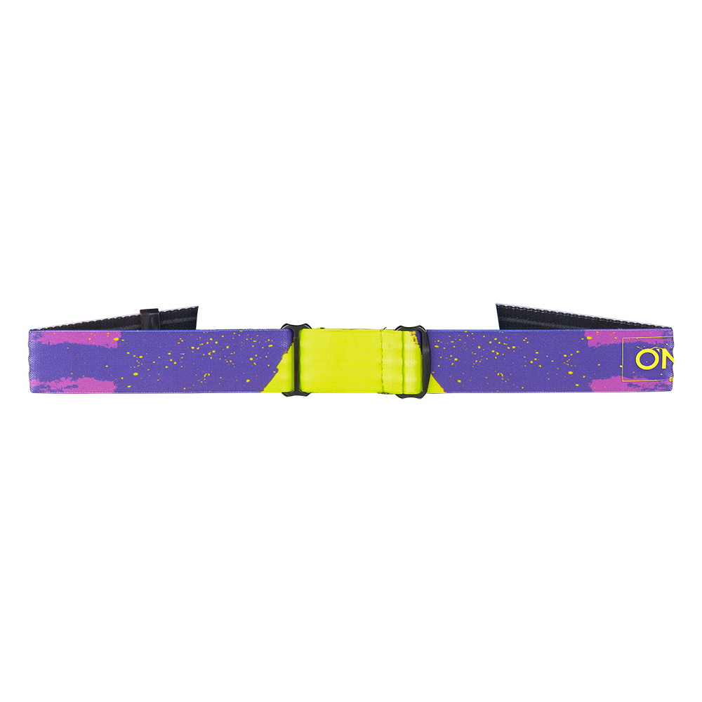 Máscara O'NEAL B-22 PAINT Violeta/Amarillo Flúo