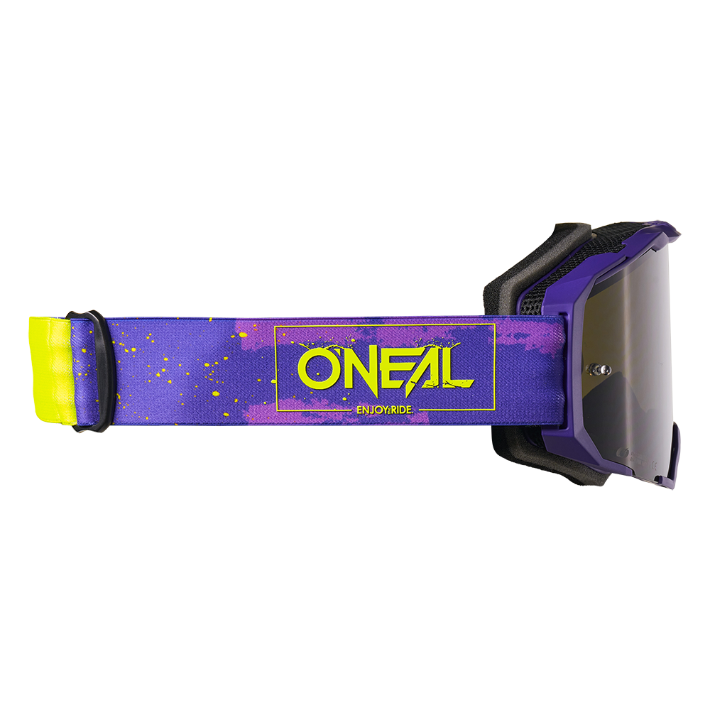 Máscara O'NEAL B-22 PAINT Violeta/Amarillo Flúo