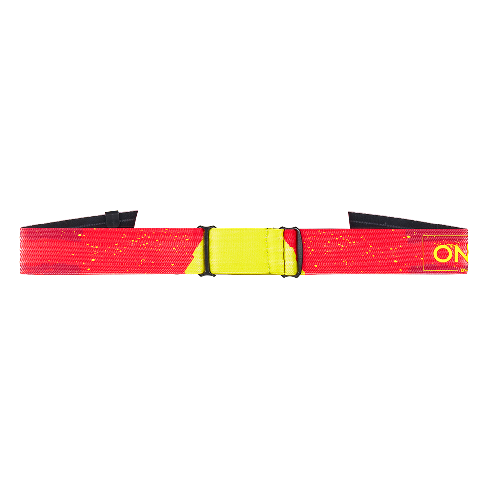 Máscara O'NEAL B-22 PAINT Rojo/Amarillo Flúor