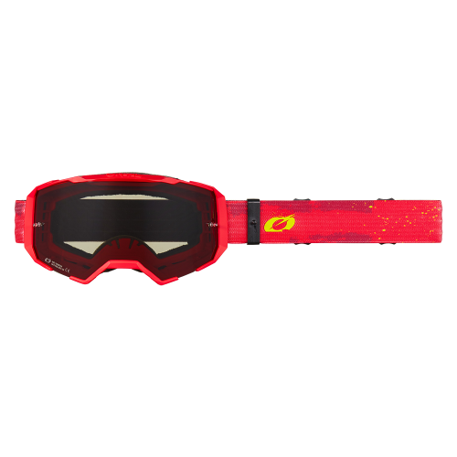 Máscara O'NEAL B-22 PAINT Rojo/Amarillo Flúor