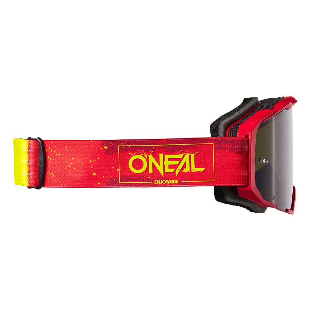 Máscara O'NEAL B-22 PAINT Rojo/Amarillo Flúor