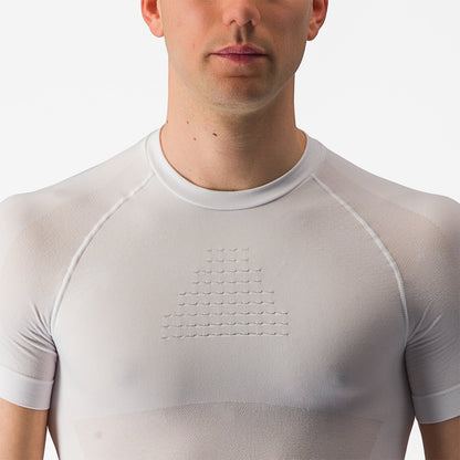 Ropa Interior CASTELLI CORE SEAMLESS Manga Corta Blanco