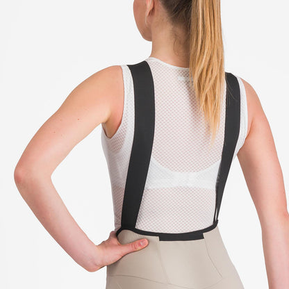 Culote Corto con Tirantes CASTELLI ESPRESSO W DT Mujer Beige