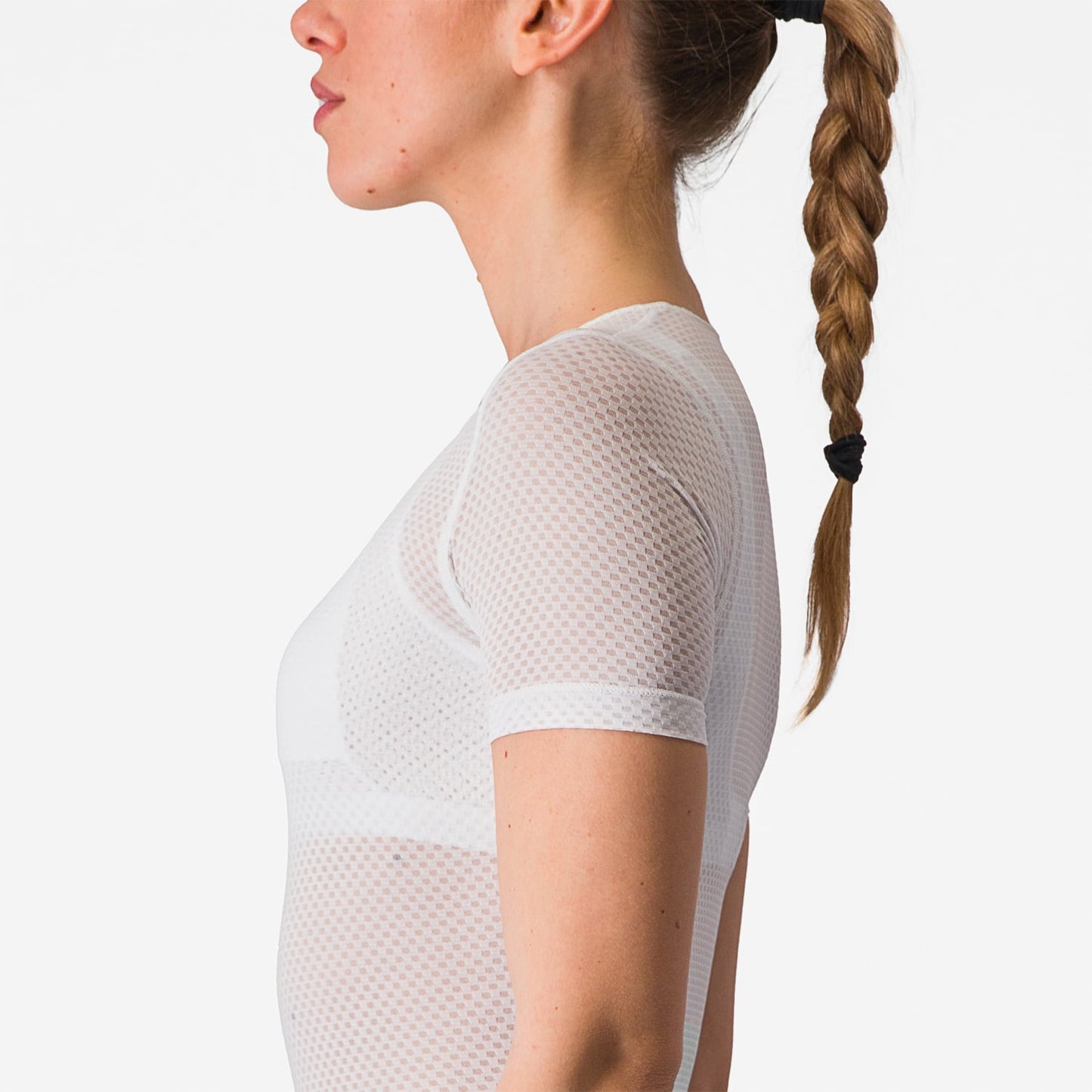 CASTELLI PRO MESH Ropa interior femenina de manga corta Blanco