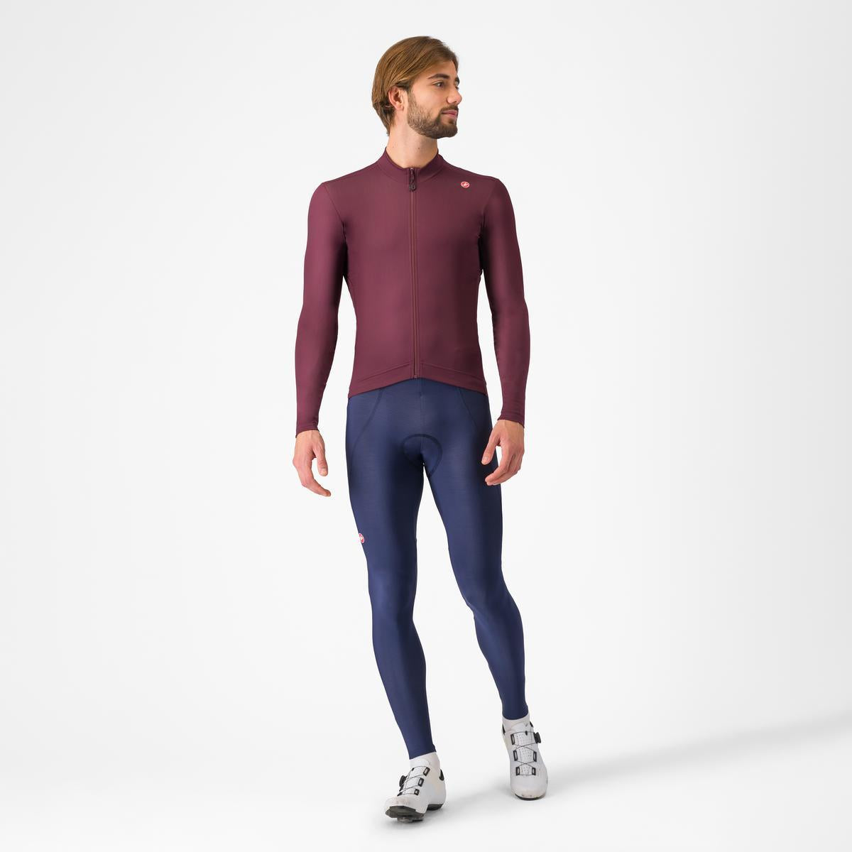 Maillot de manga larga CASTELLI ESPRESSO THERMAL Burdeos