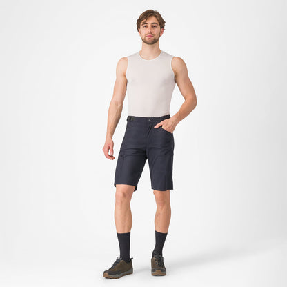 Culotte Corto CASTELLI UNLIMITED ADVENTURE BAGGY Negro