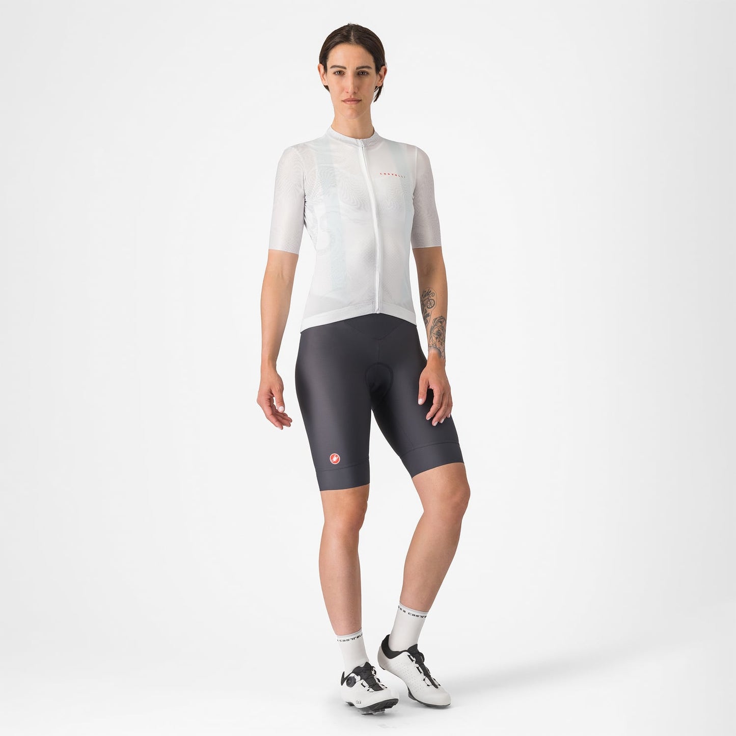 CASTELLI FANTASIA Maillot de manga corta para mujer Blanco