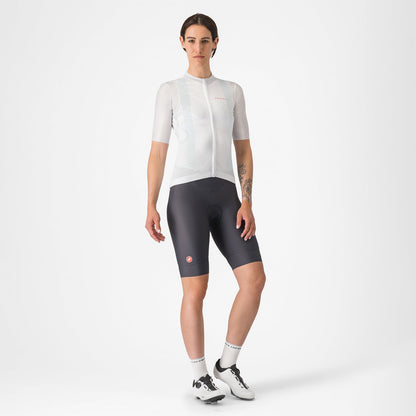 Maillot CASTELLI FANTASIA Mujer Mangas Cortas Blanco