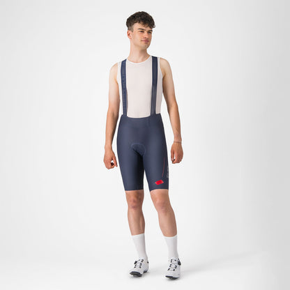 Culotte Corto con Tirantes CASTELLI ESPRESSO R--A/D Azul
