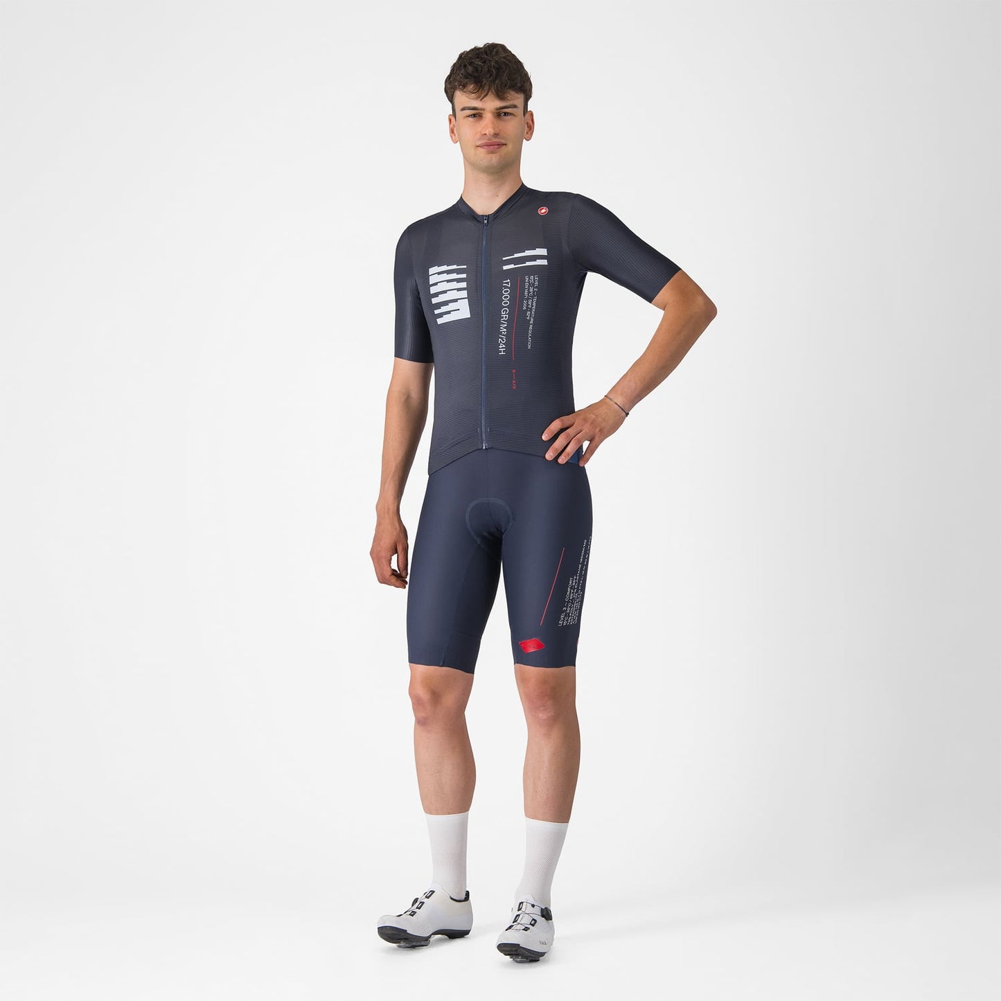 CASTELLI ESPRESSO R--A/D Maillot manga corta Azul