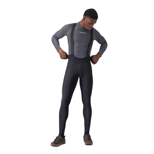 CASTELLI UNLIMITED Culotte con tirantes Negro