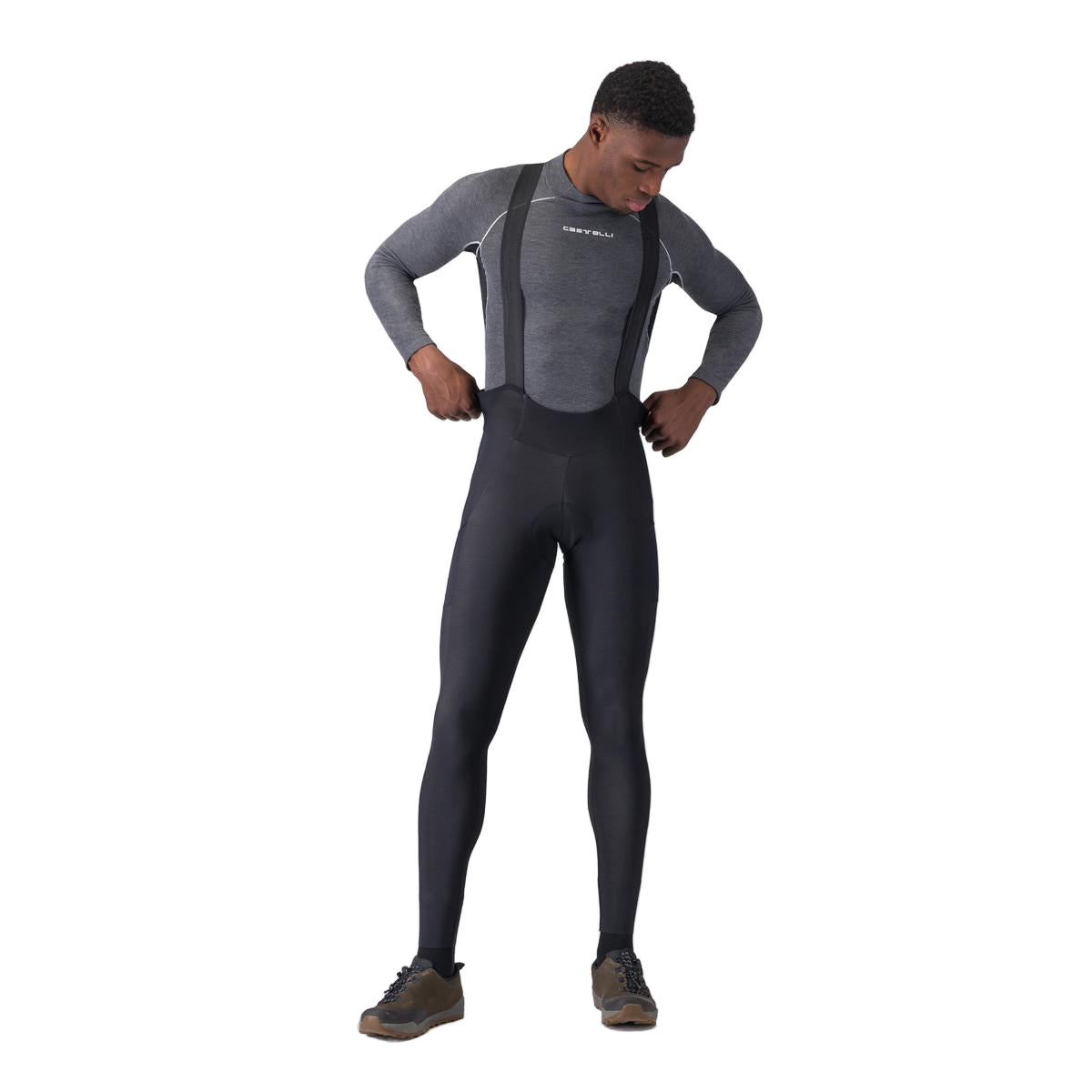 CASTELLI UNLIMITED Culotte con tirantes Negro