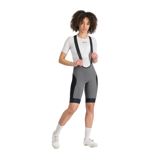 Culotte corto con tirantes SPORTFUL SUPERGIARA 2 Gris/Negro, Mujer