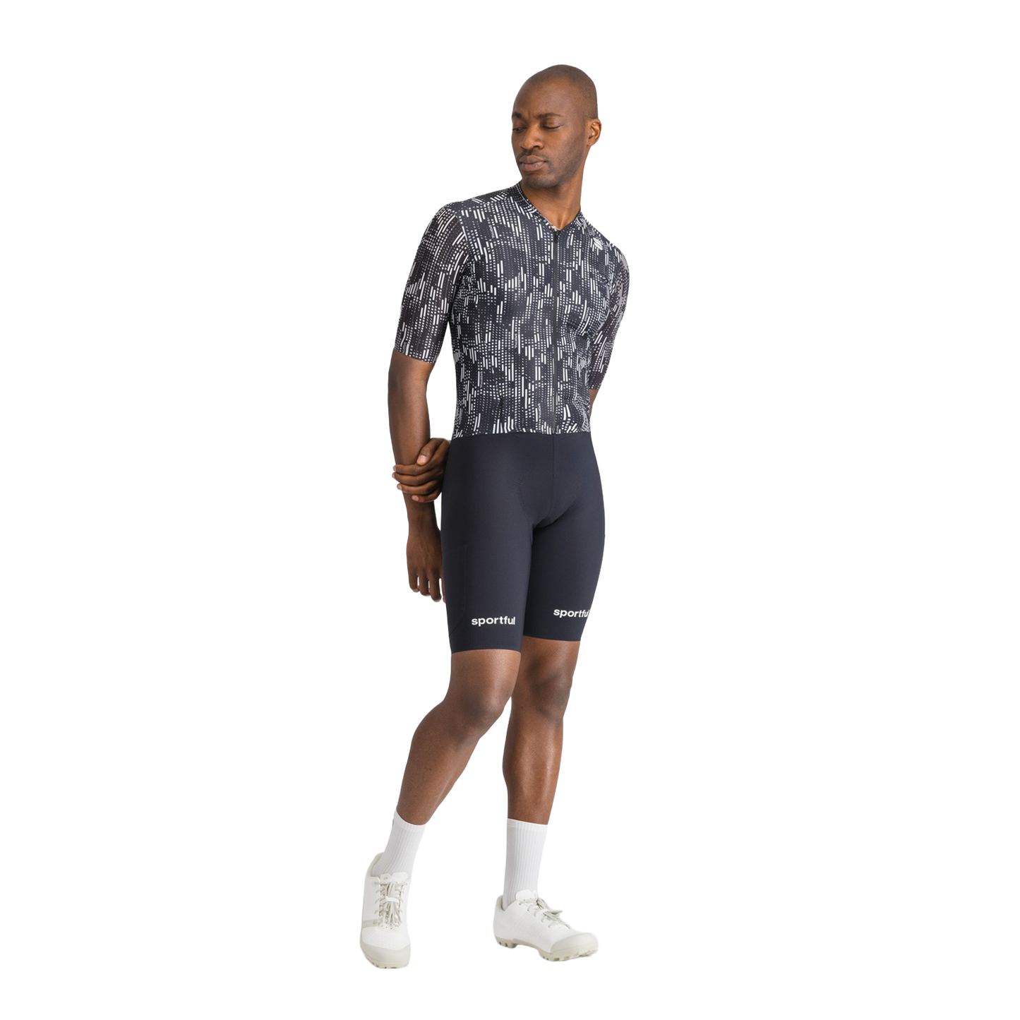 SPORTFUL G-SUIT Manga Corta Negro/Blanco