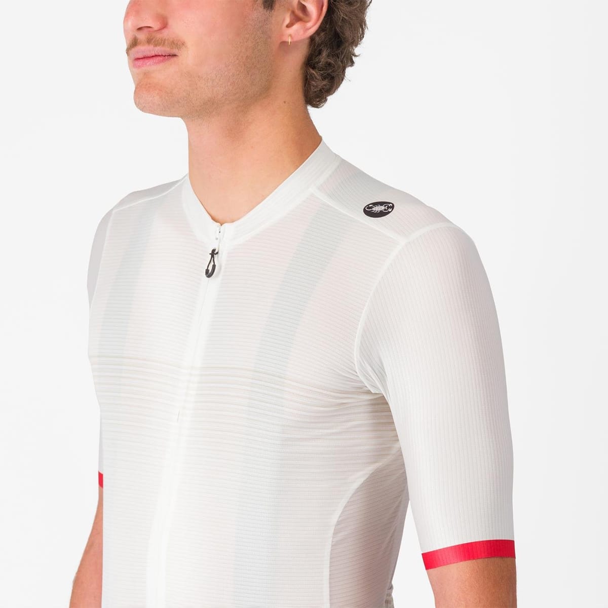 CASTELLI ESPRESSO 50 ANIVERSARIO Maillot Manga Corta Blanco