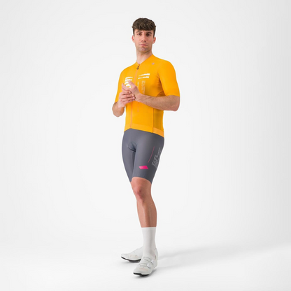 Culote Corto con Tirantes CASTELLI ESPRESSO R--A/D Gris Humo