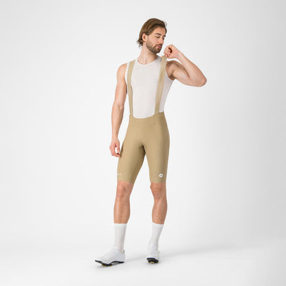 Culote Corto con Tirantes CASTELLI ESPRESSO 2 Beige Elmwood