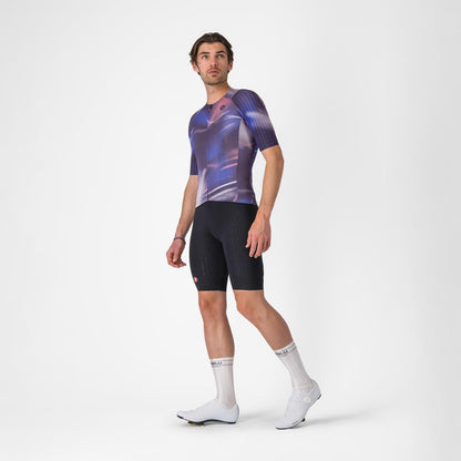 Maillot CASTELLI AERO RACE 8S Mangas Cortas Violeta