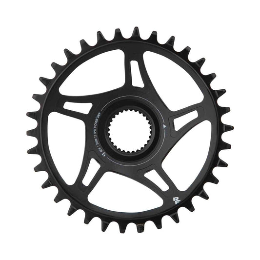Plato único RACE FACE para BOSCH de 12 velocidades, montaje directo, 55 mm — vista del plato sobre fondo blanco