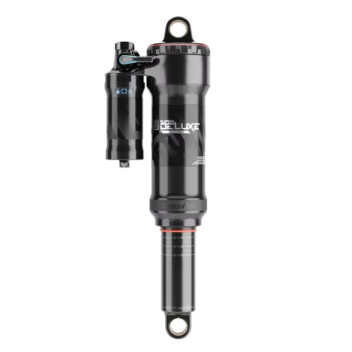 Amortiguador ROCKSHOX SUPER DELUXE ULTIMATE RCT DEBONAIR Low Reb/Mid Comp (para Santa Cruz Megatower B2 2019+).