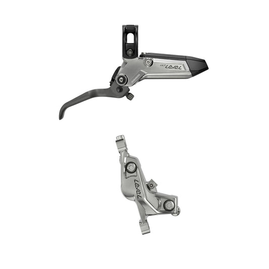 Freno delantero SRAM LEVEL ULTIMATE STEALTH de 4 pistones Plata