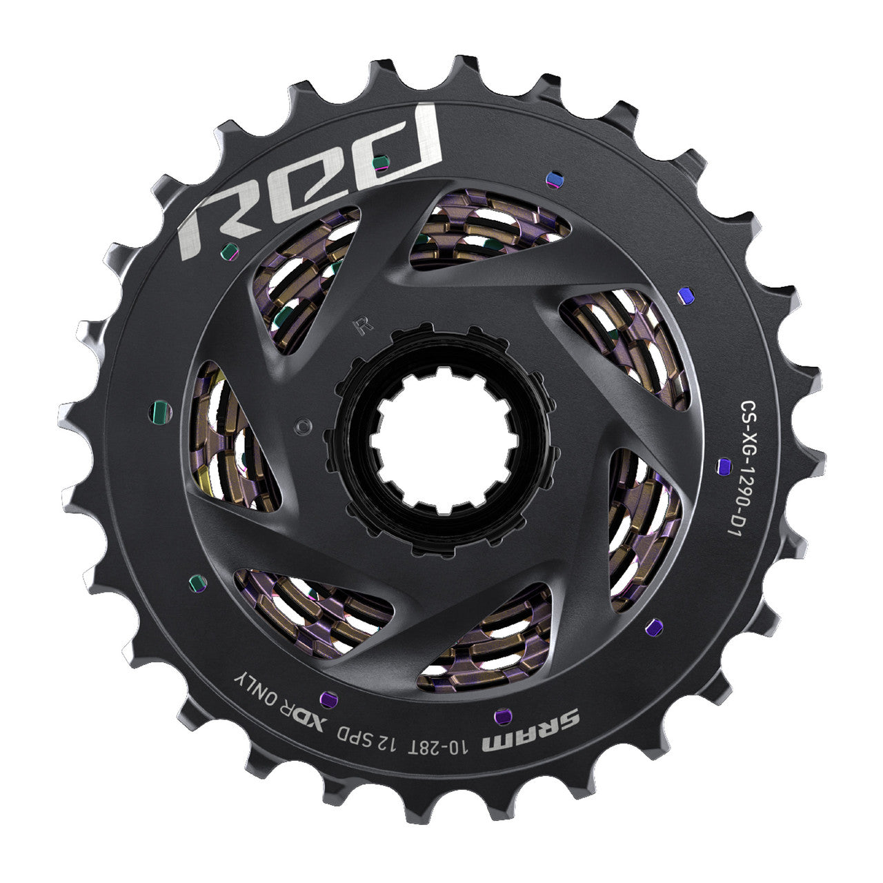 Casete SRAM RED XG-1290 D1 Rainbow 12V