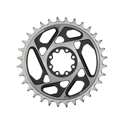 Plato Mono SRAM XX-SL T-TYPE EAGLE BOOST 12V Direct Mount Offset 0mm Negro/Plata