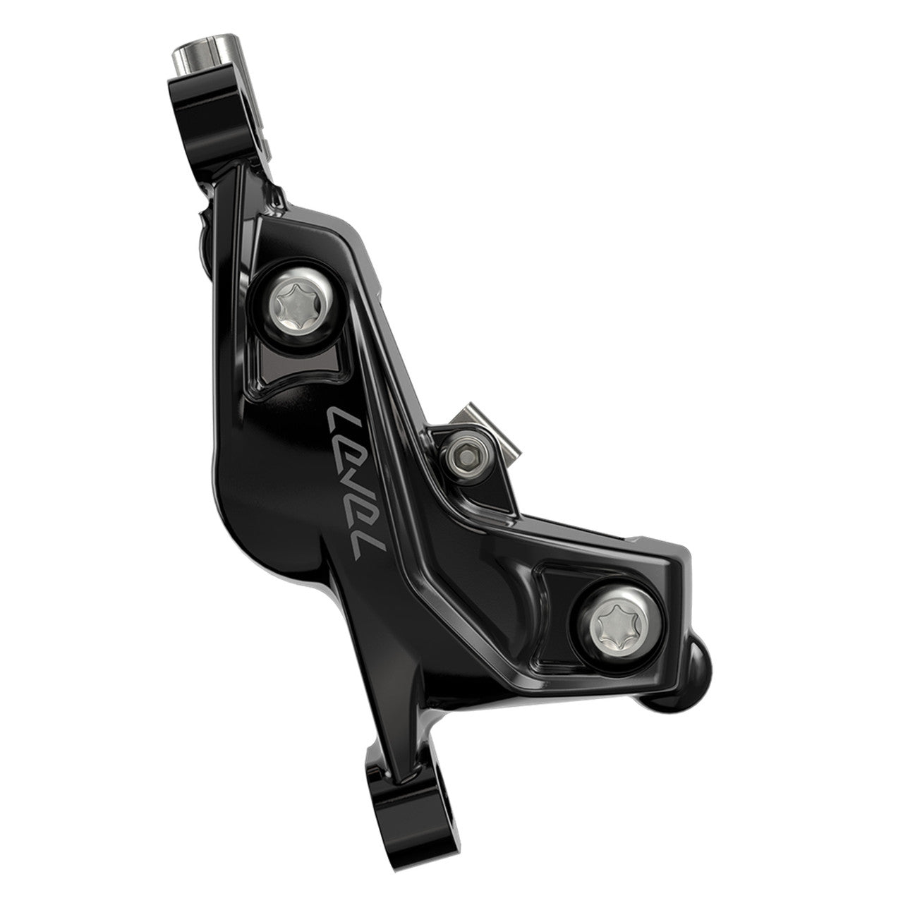 Freno delantero SRAM LEVEL SILVER STEALTH de 4 pistones Negro