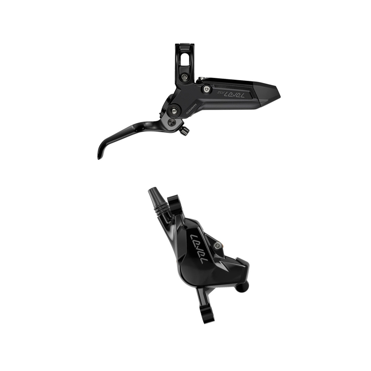 Freno delantero SRAM LEVEL SILVER STEALTH de 2 pistones Negro